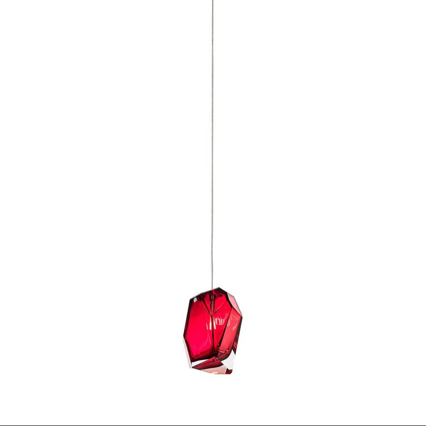 Crystal Rock Cluster Pendant Light-Neutral Decor