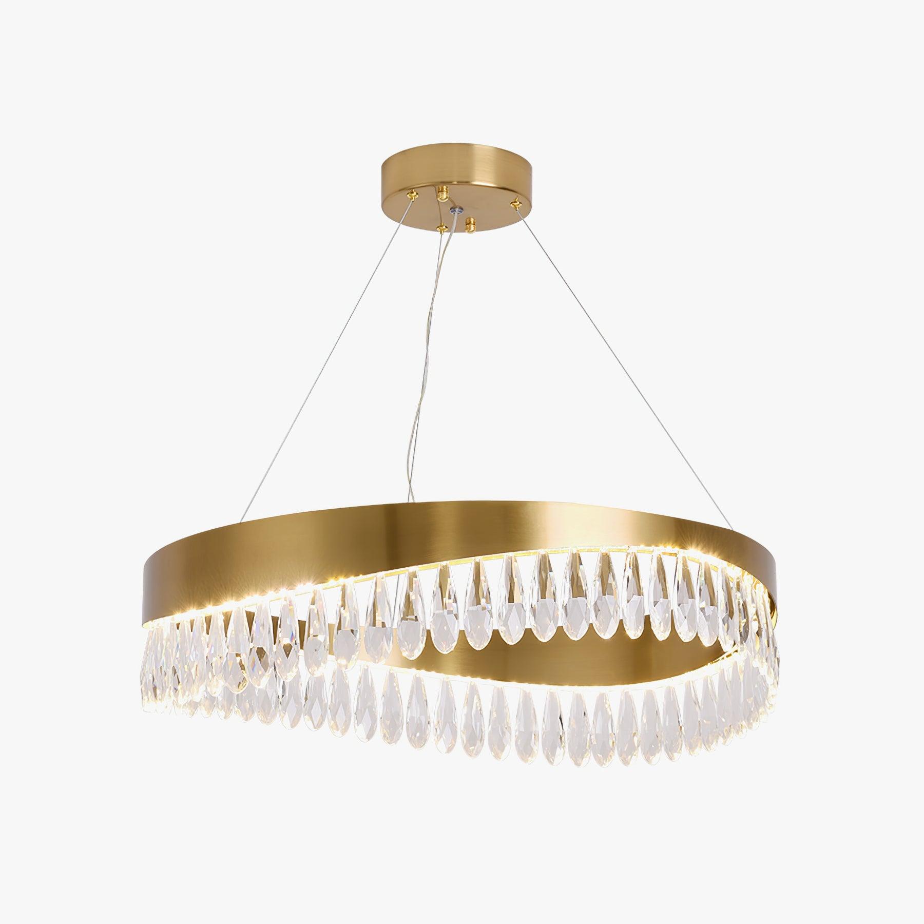 Cana Chandelier Crystal Ring LED Polished-Neutral Decor
