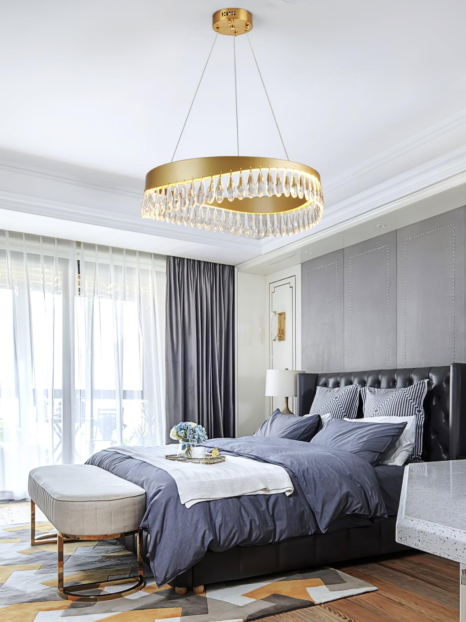 Cana Chandelier Crystal Ring LED Polished-Neutral Decor