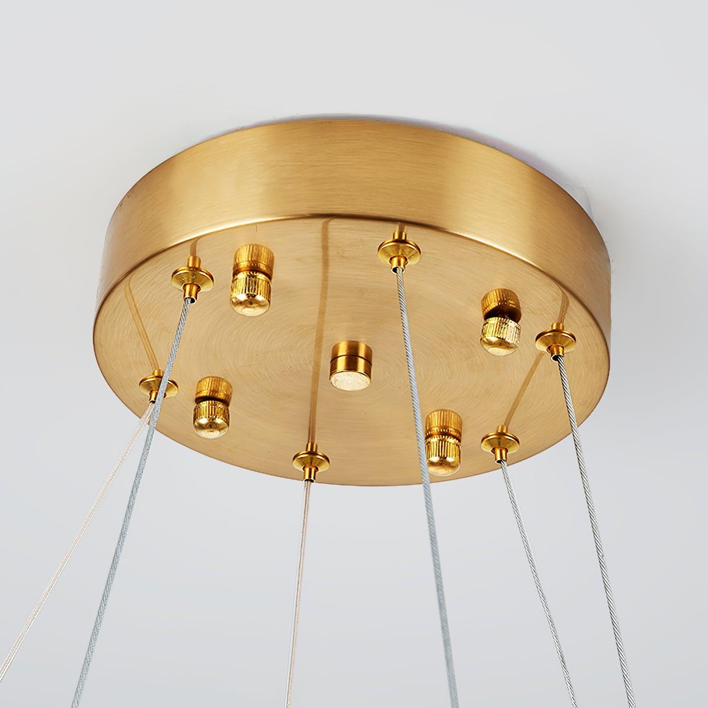 Cana Chandelier Crystal Ring LED Polished-Neutral Decor
