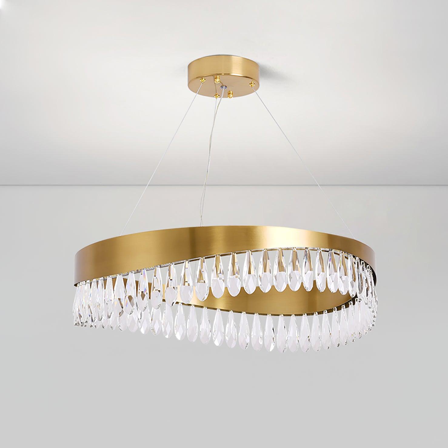 Cana Chandelier Crystal Ring LED Polished-Neutral Decor