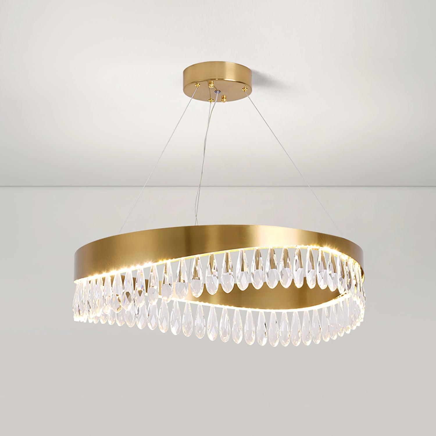 Cana Chandelier Crystal Ring LED Polished-Neutral Decor