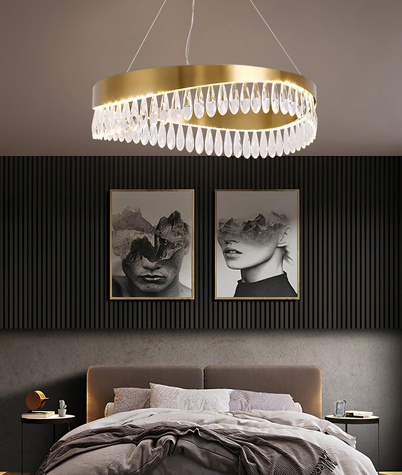 Cana Chandelier Crystal Ring LED Polished-Neutral Decor