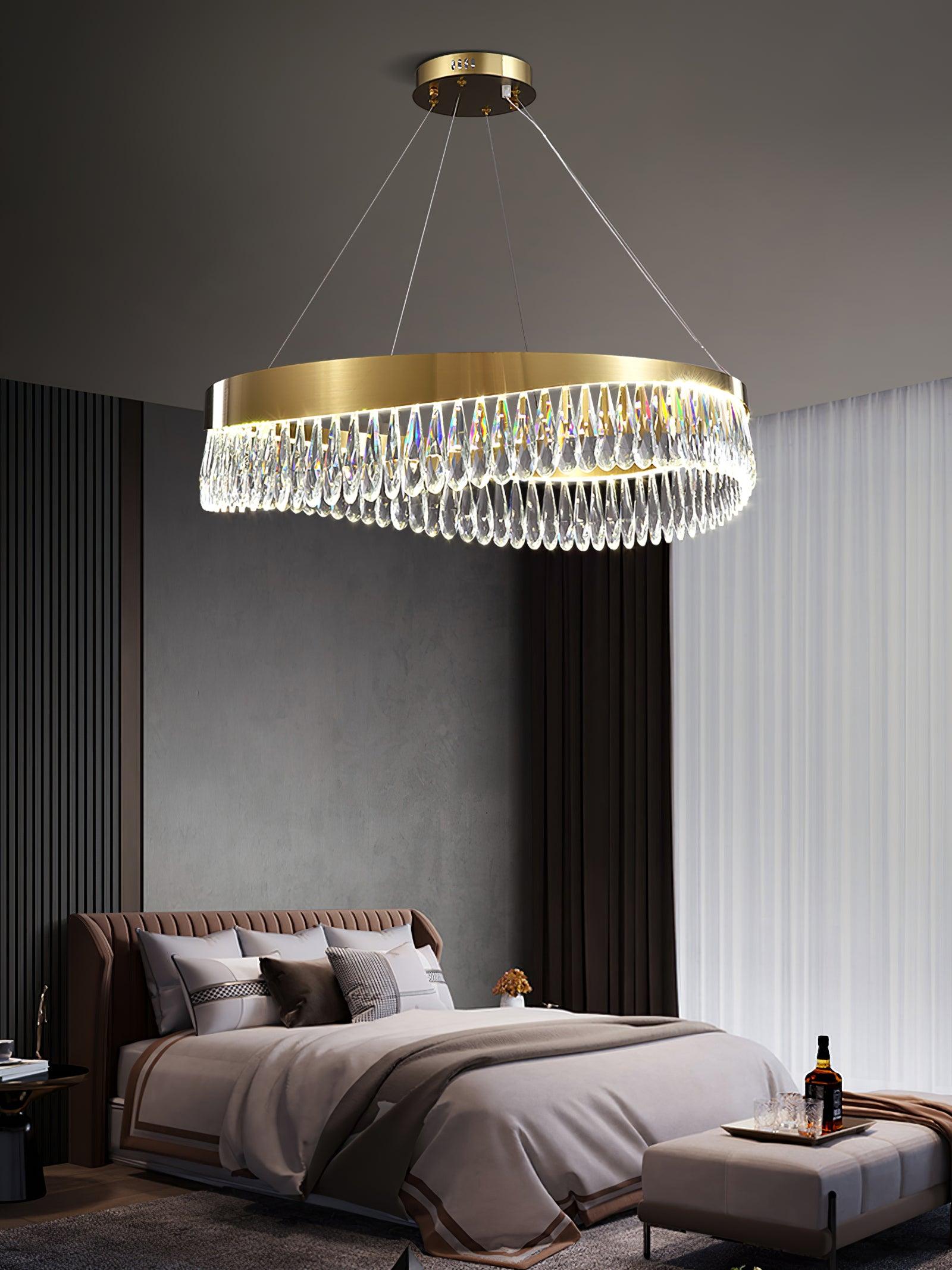 Cana Chandelier Crystal Ring LED Polished-Neutral Decor