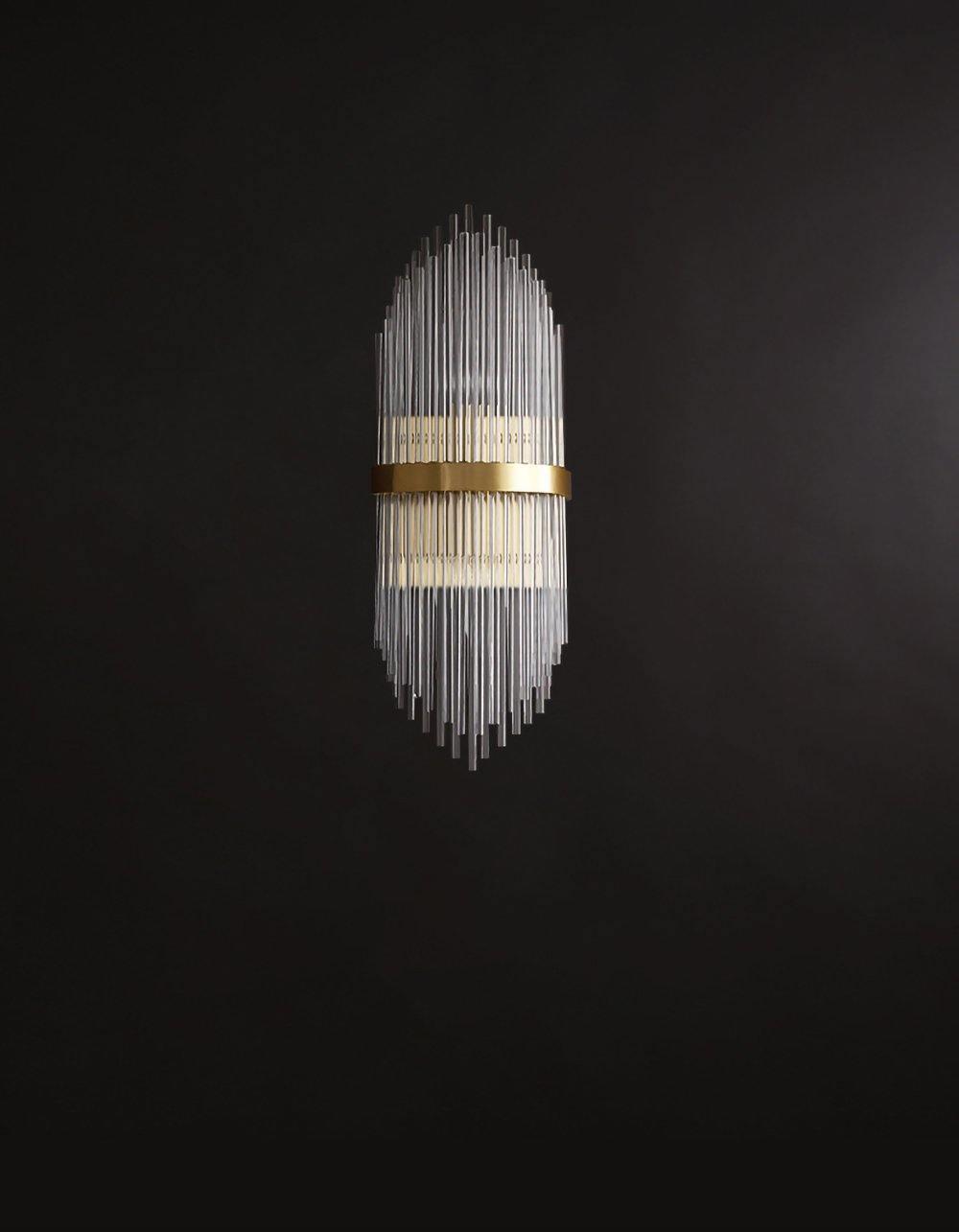 Greshen Postmodern Luxury Crystal Wall Lamp-Neutral Decor