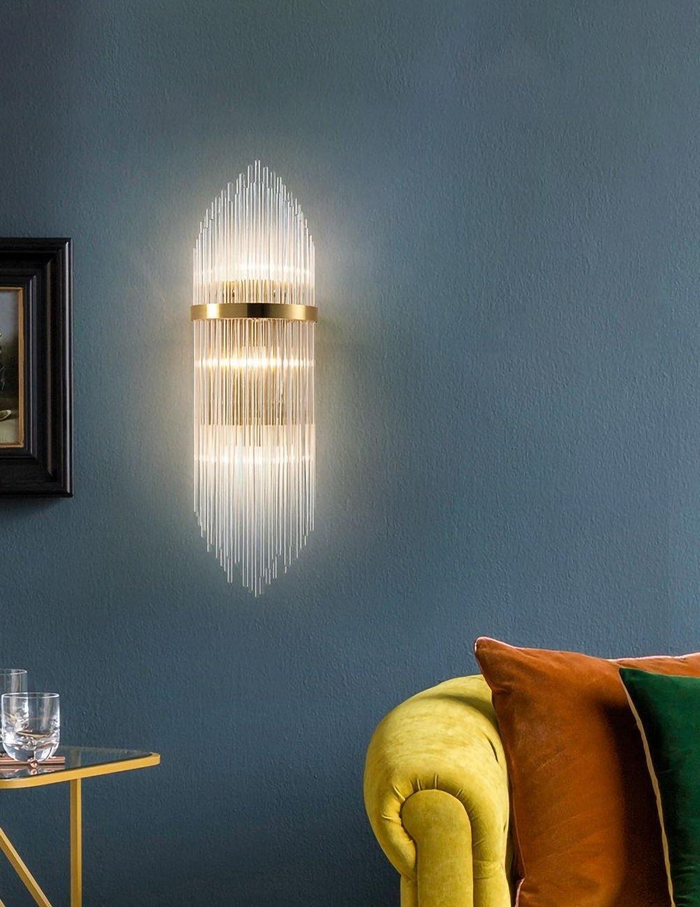 Greshen Postmodern Luxury Crystal Wall Lamp-Neutral Decor
