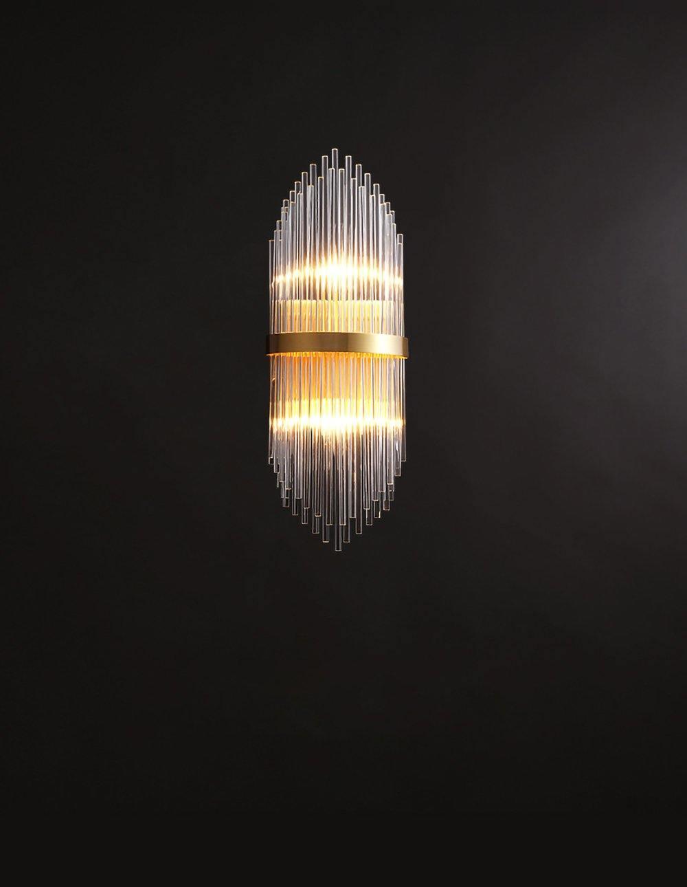 Greshen Postmodern Luxury Crystal Wall Lamp-Neutral Decor