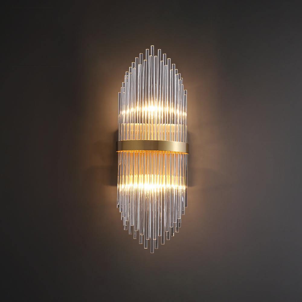 Greshen Postmodern Luxury Crystal Wall Lamp-Neutral Decor