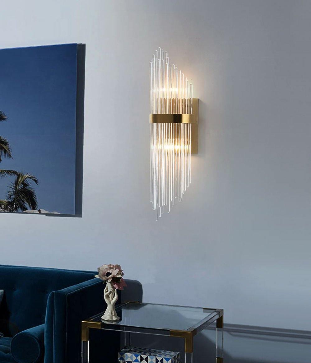 Greshen Postmodern Luxury Crystal Wall Lamp-Neutral Decor