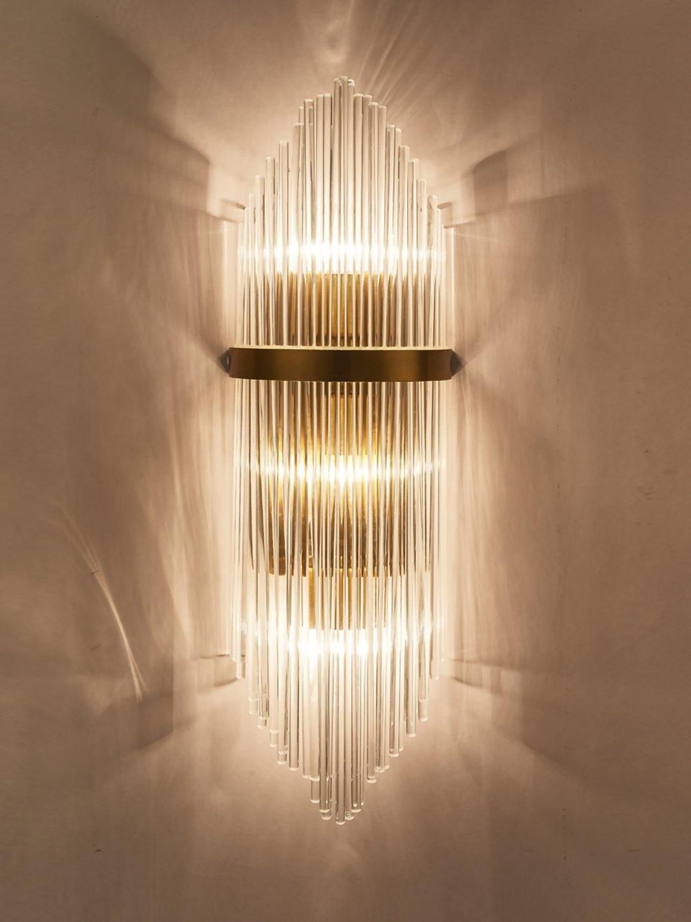 Greshen Postmodern Luxury Crystal Wall Lamp-Neutral Decor