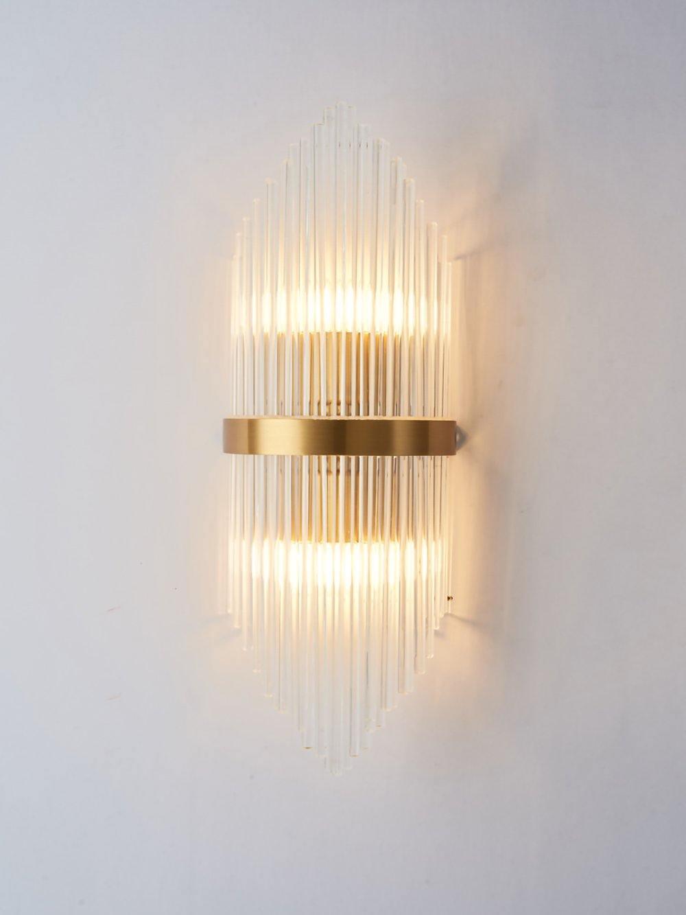 Greshen Postmodern Luxury Crystal Wall Lamp-Neutral Decor