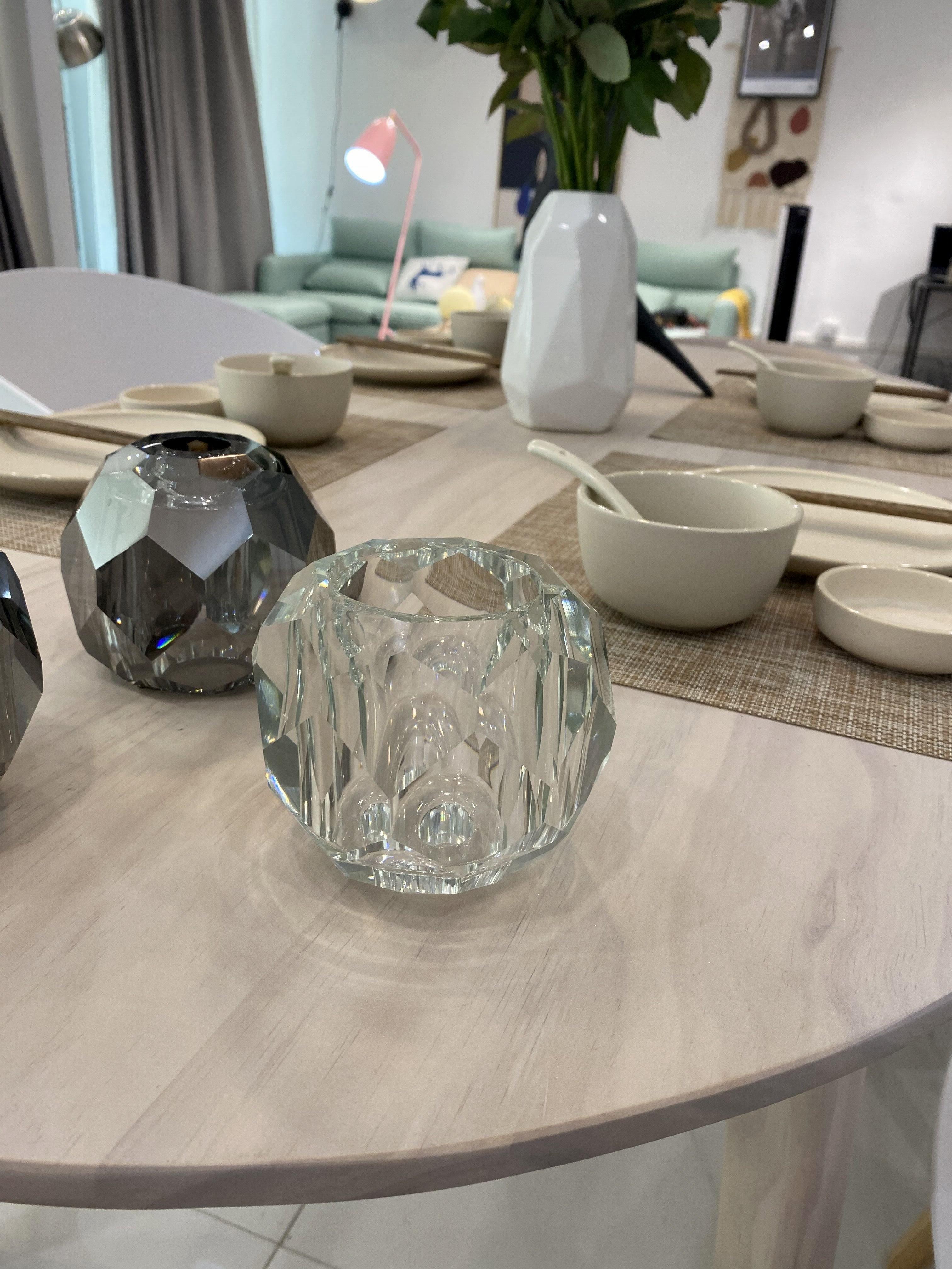Thalyn Pendant Lamp Crystal Ball Brass Cluster-Neutral Decor