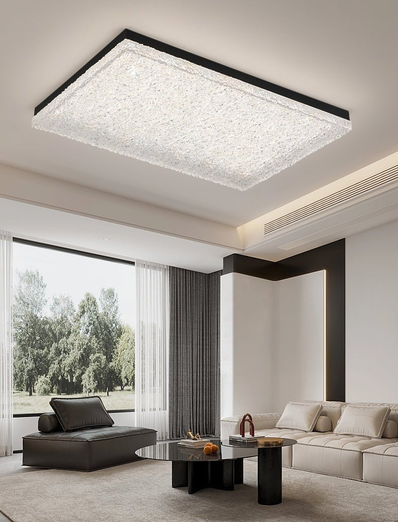 Cevineth Modern Minimalist Resin Ceiling Light-Neutral Decor