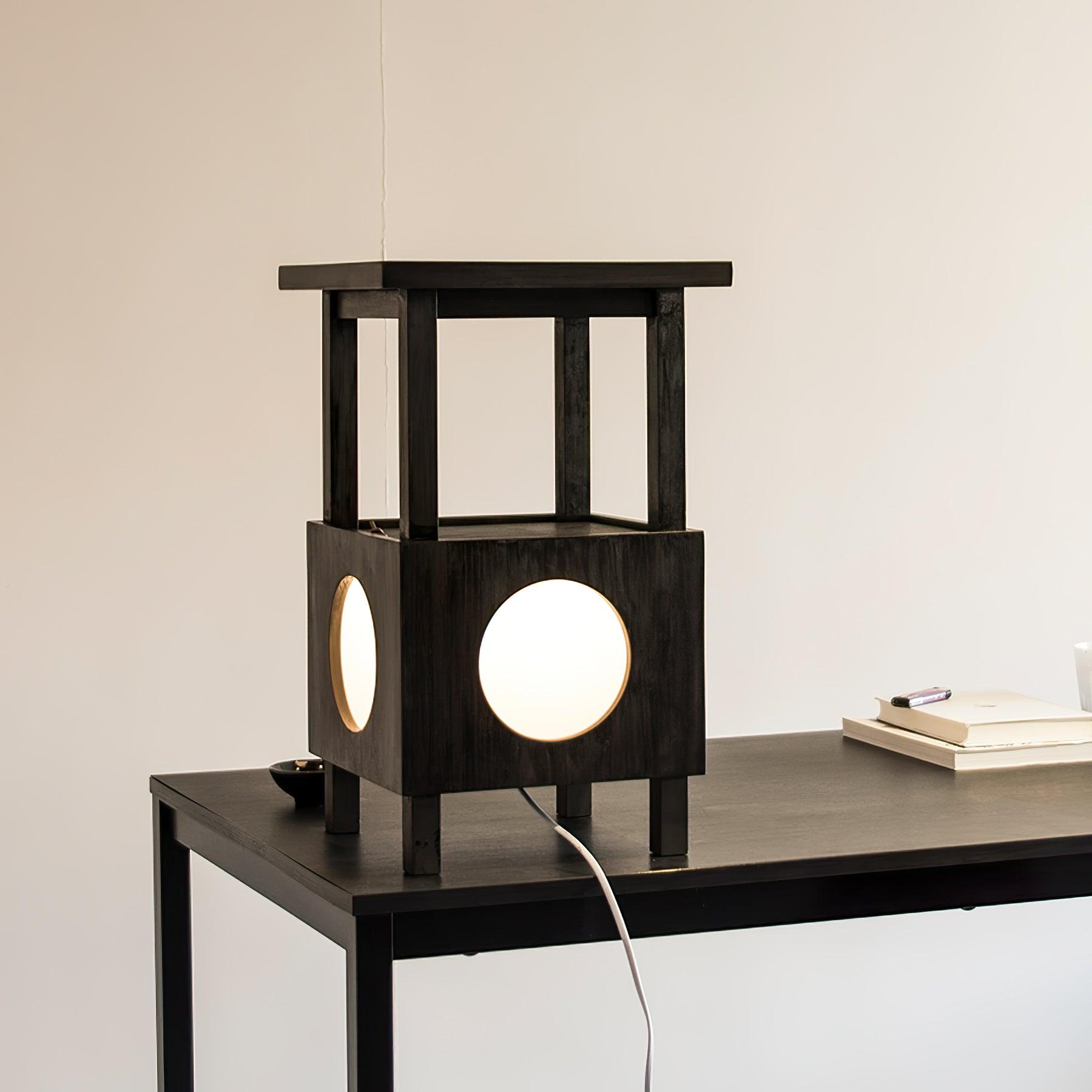 Lumi Cubby Mobile Table Light-Neutral Decor