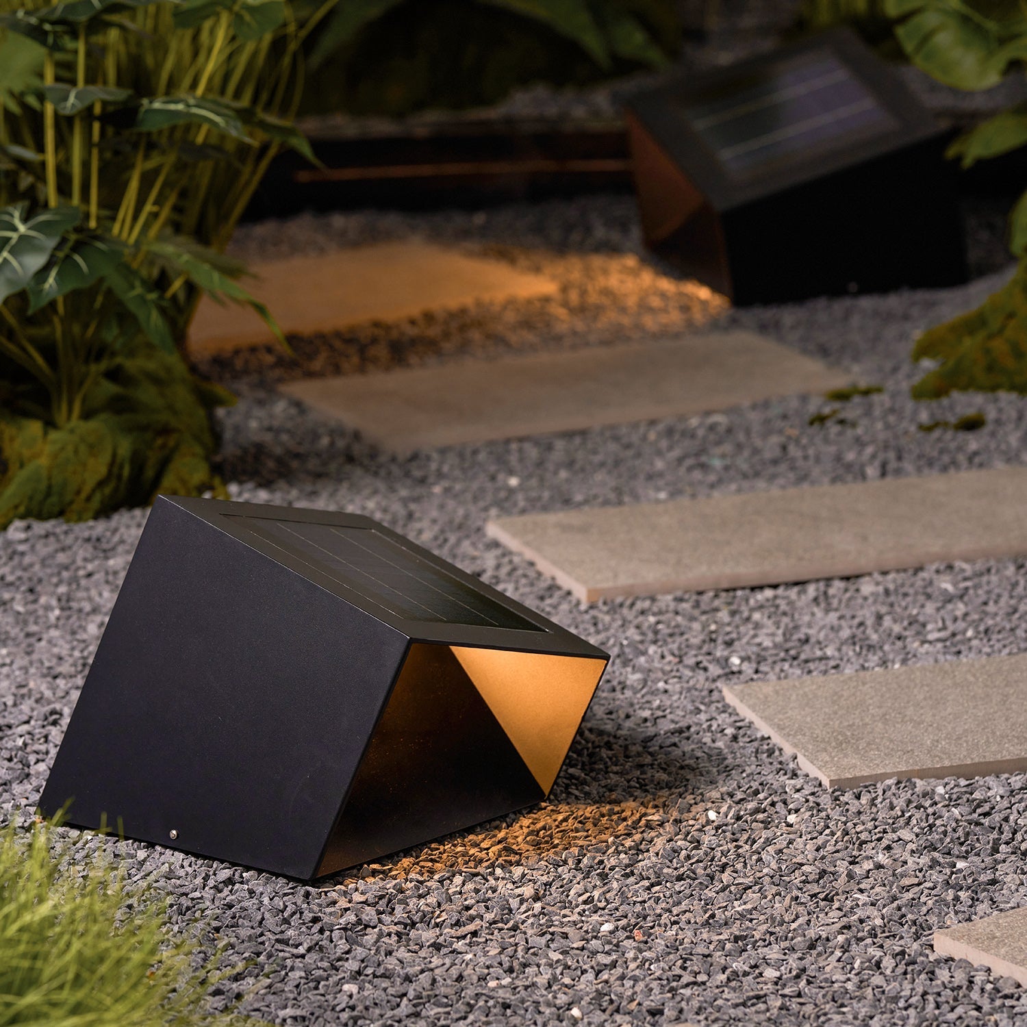Evsore Unique Cube Garden Solar Outdoor Light-Neutral Decor