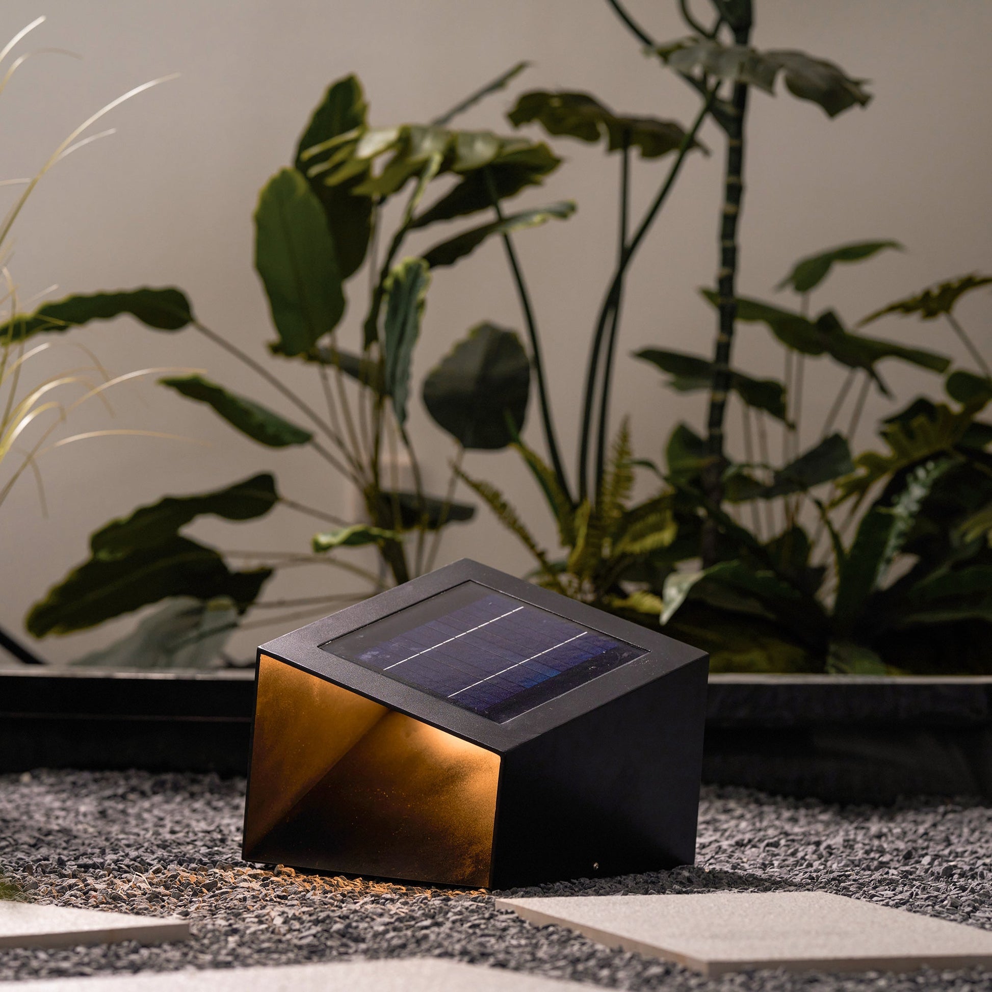 Evsore Unique Cube Garden Solar Outdoor Light-Neutral Decor