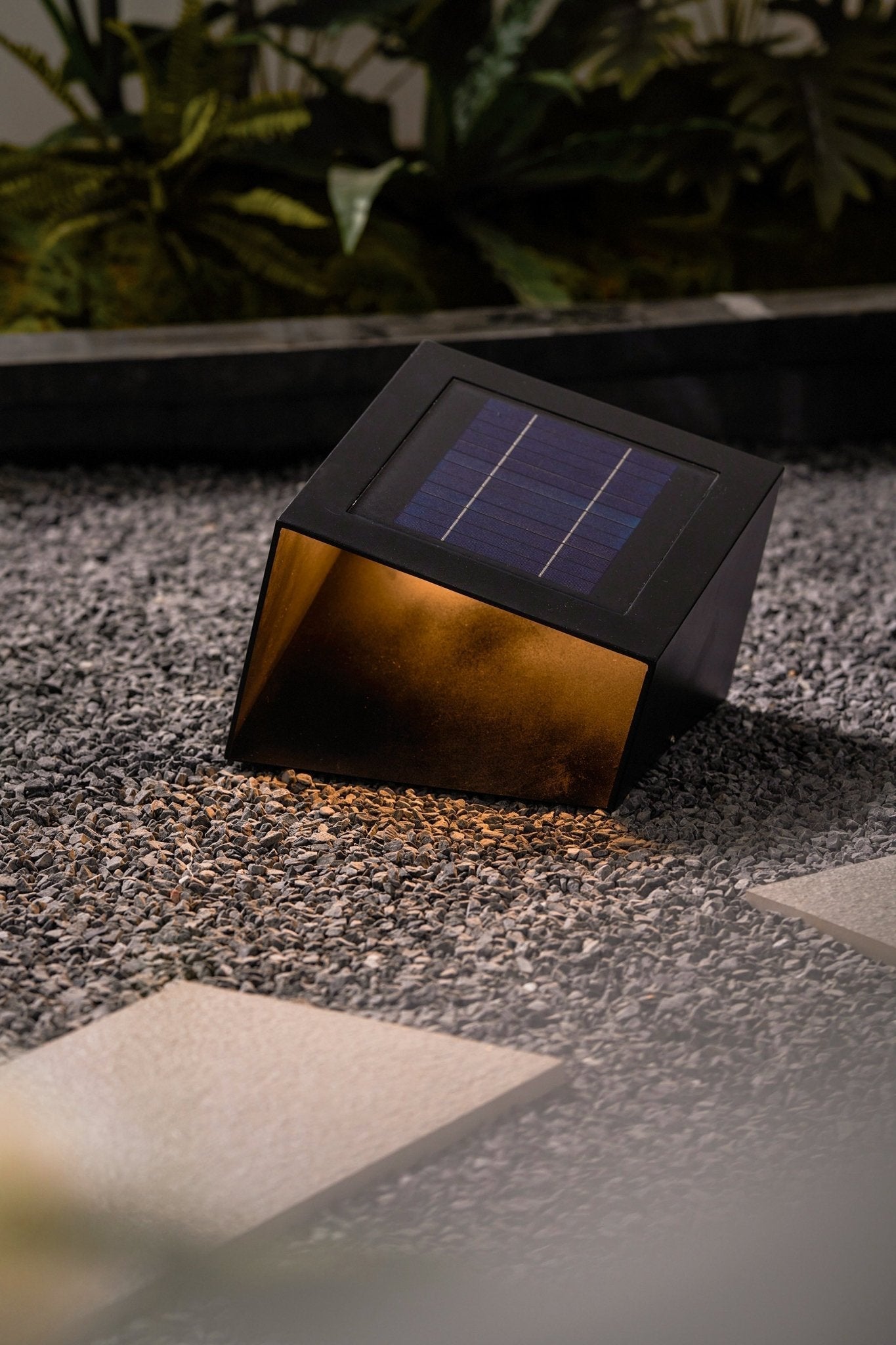 Evsore Unique Cube Garden Solar Outdoor Light-Neutral Decor