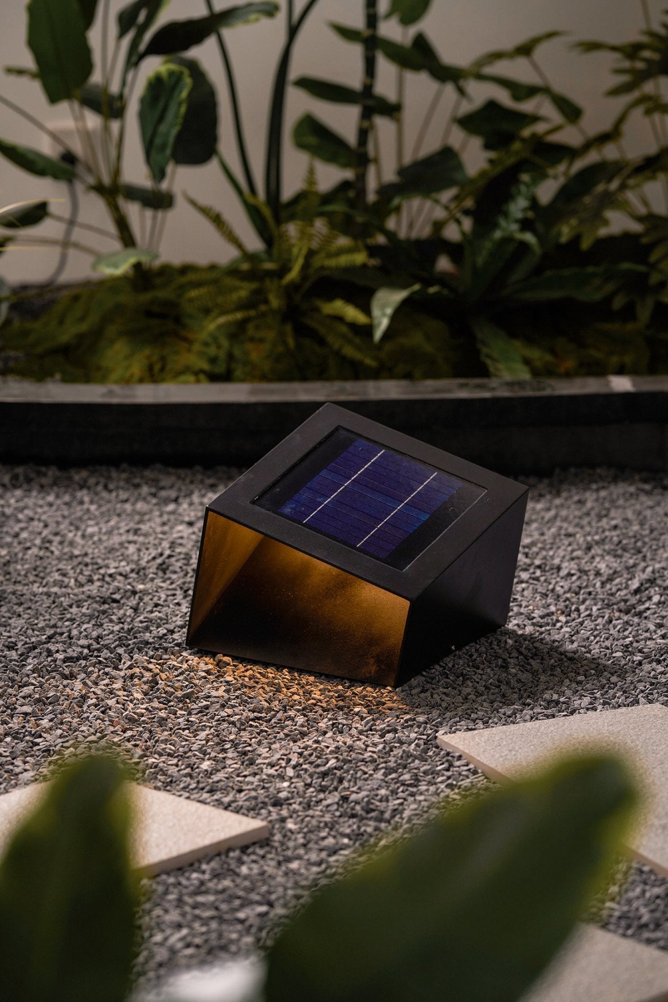 Evsore Unique Cube Garden Solar Outdoor Light-Neutral Decor