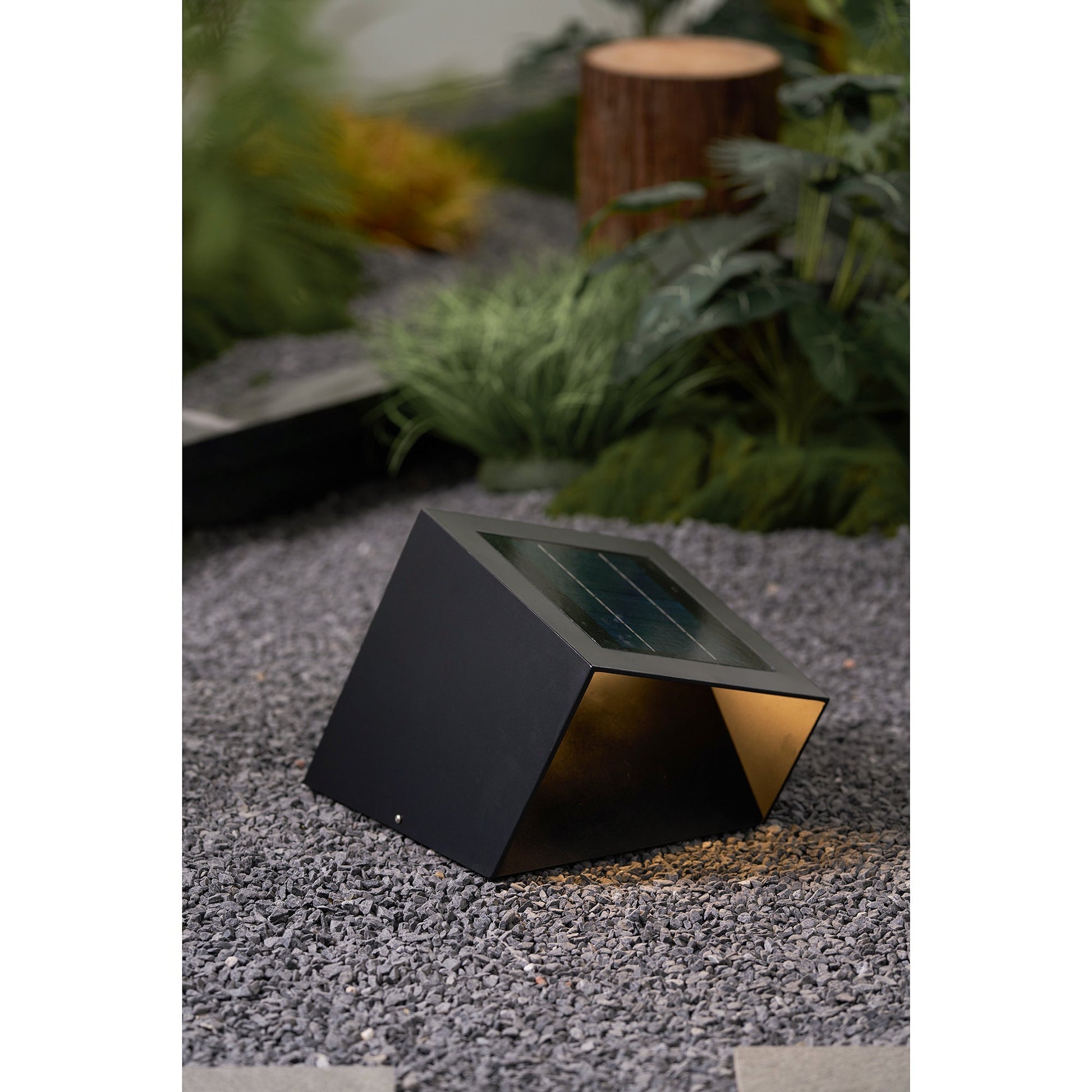 Evsore Unique Cube Garden Solar Outdoor Light-Neutral Decor