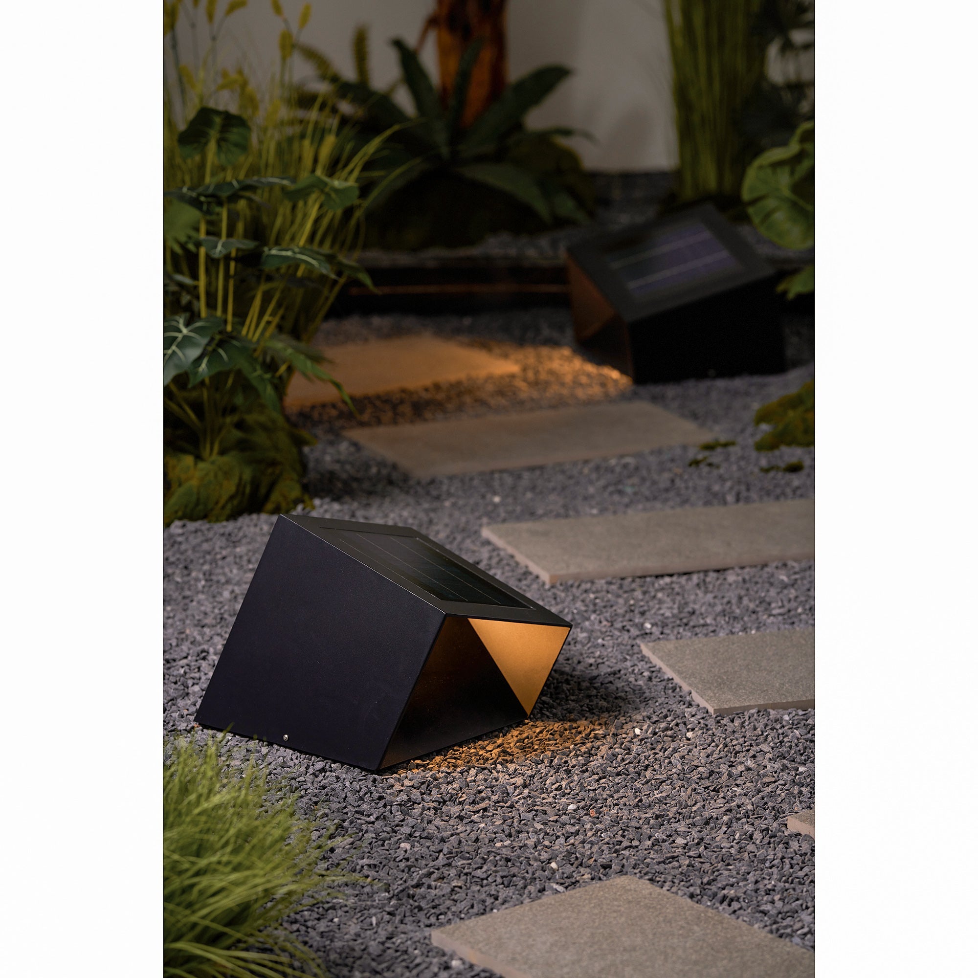 Evsore Unique Cube Garden Solar Outdoor Light-Neutral Decor