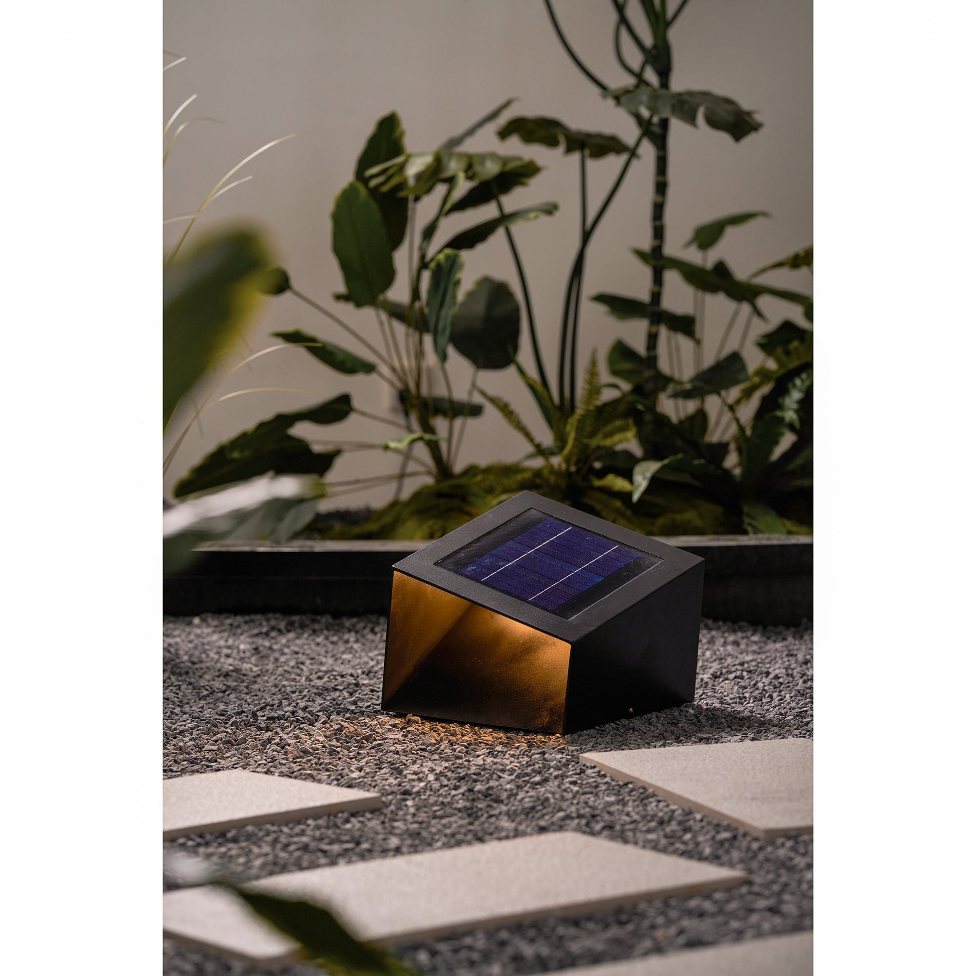 Evsore Unique Cube Garden Solar Outdoor Light-Neutral Decor