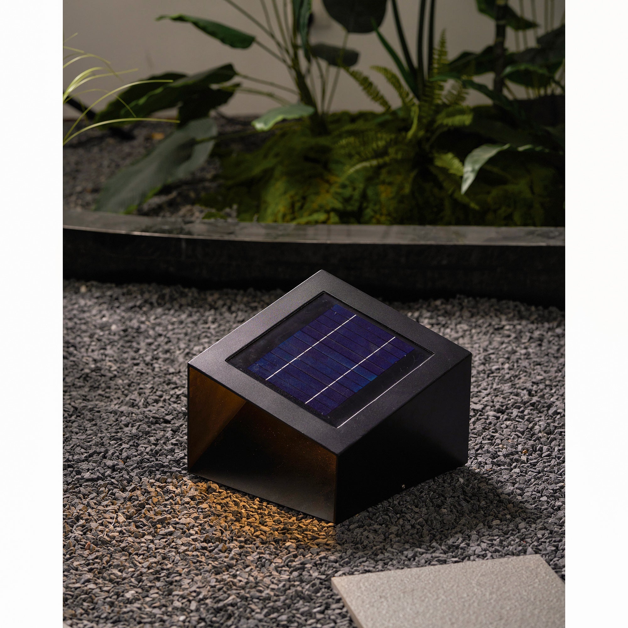 Evsore Unique Cube Garden Solar Outdoor Light-Neutral Decor