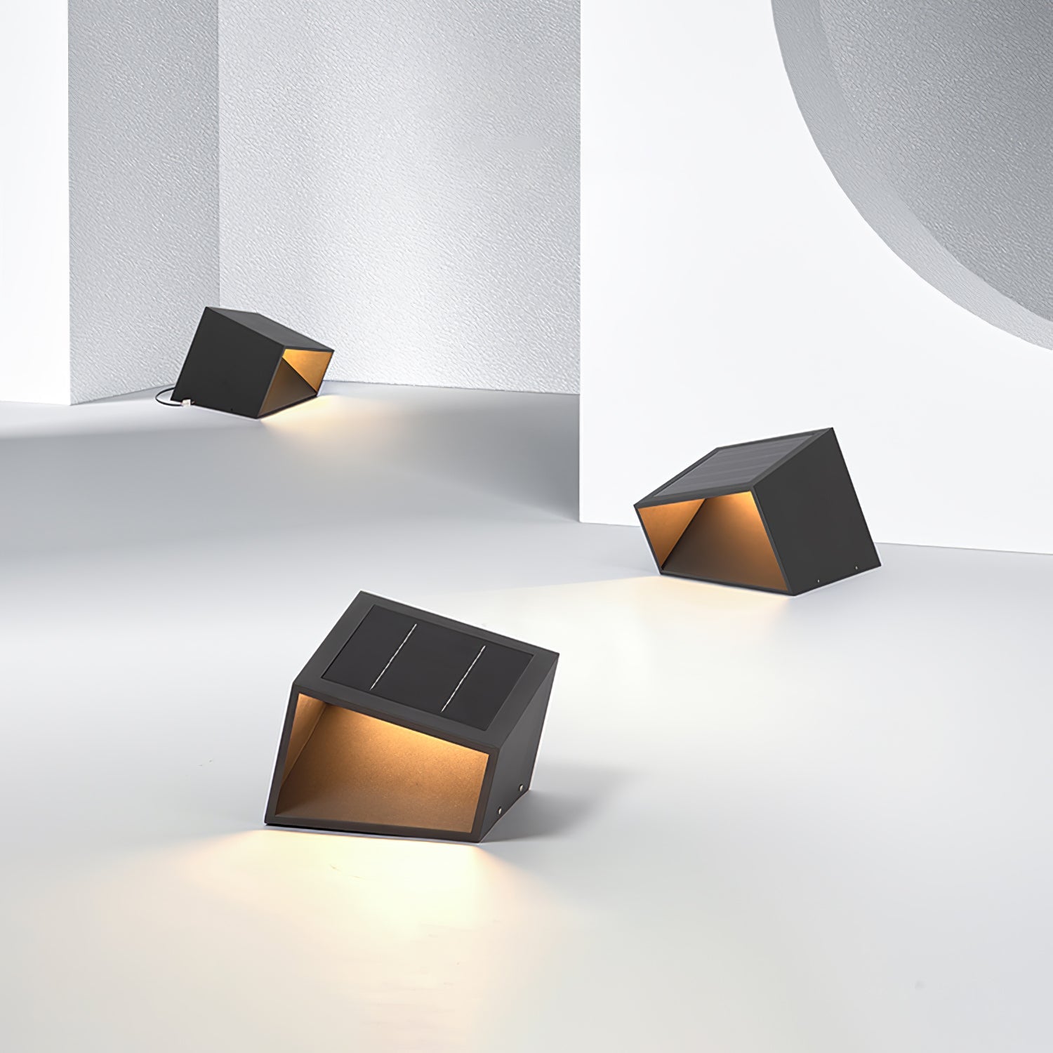Evsore Unique Cube Garden Solar Outdoor Light-Neutral Decor