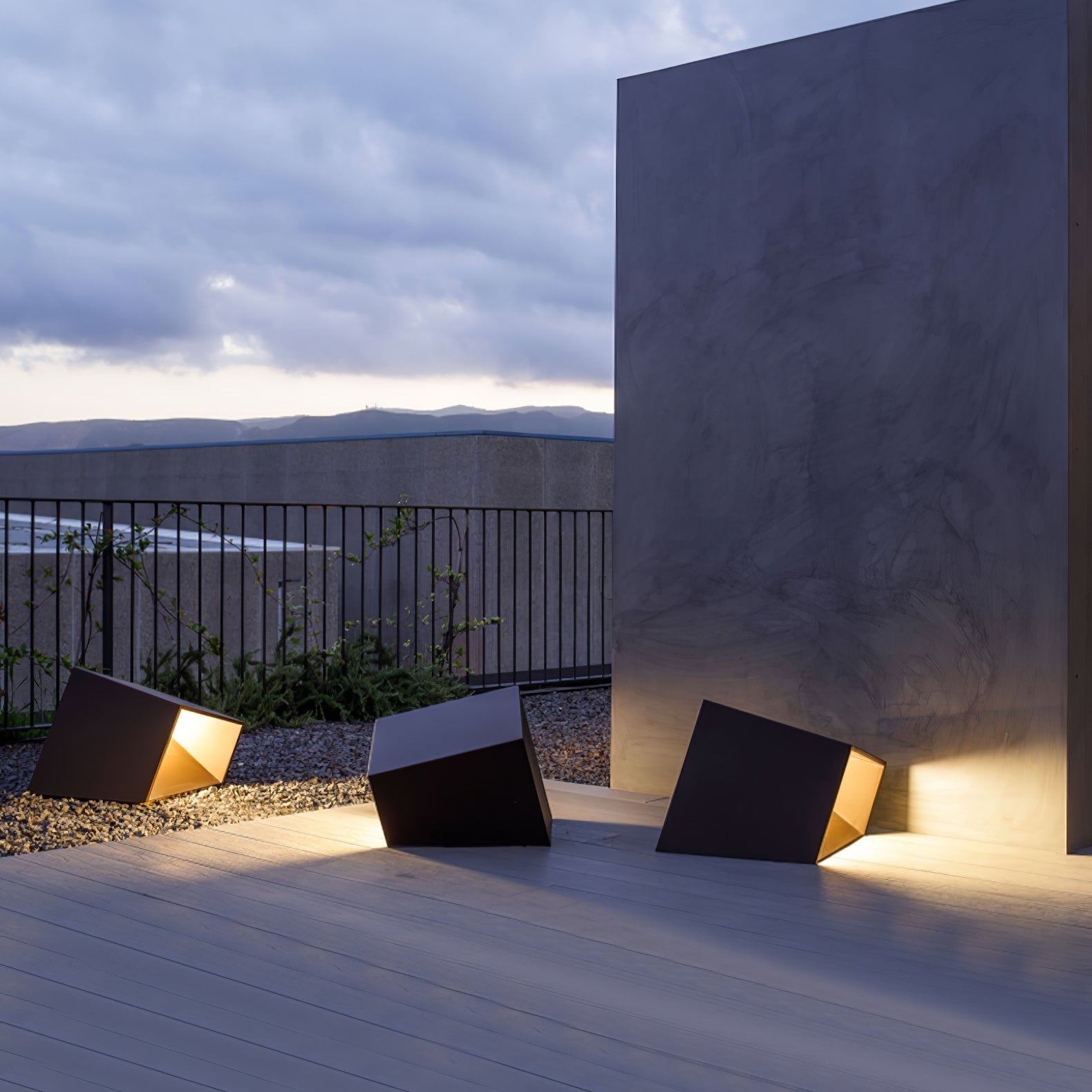 Evsore Unique Cube Garden Solar Outdoor Light-Neutral Decor