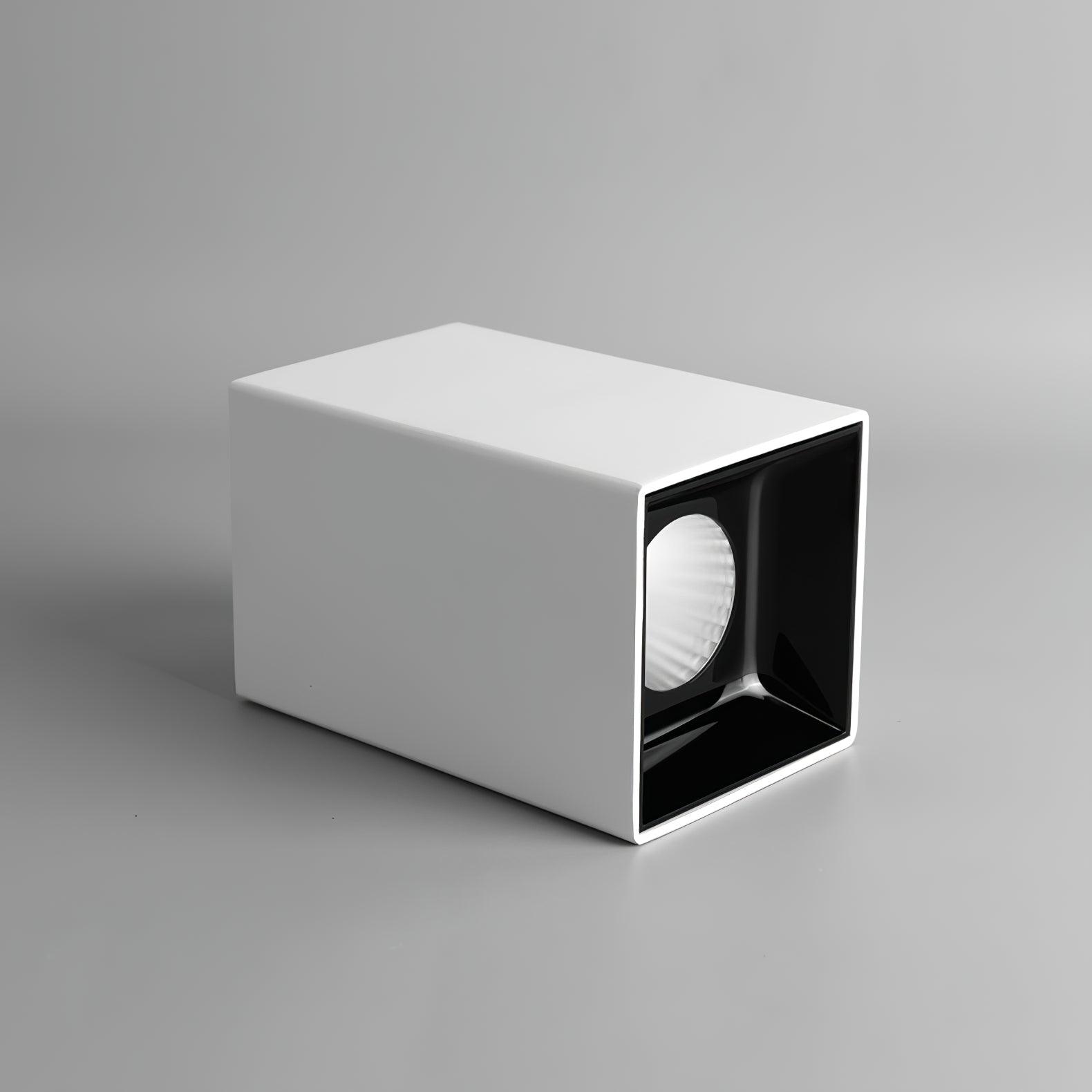 Tesk Ceiling Light Cube Square Black Spotlight-Neutral Decor