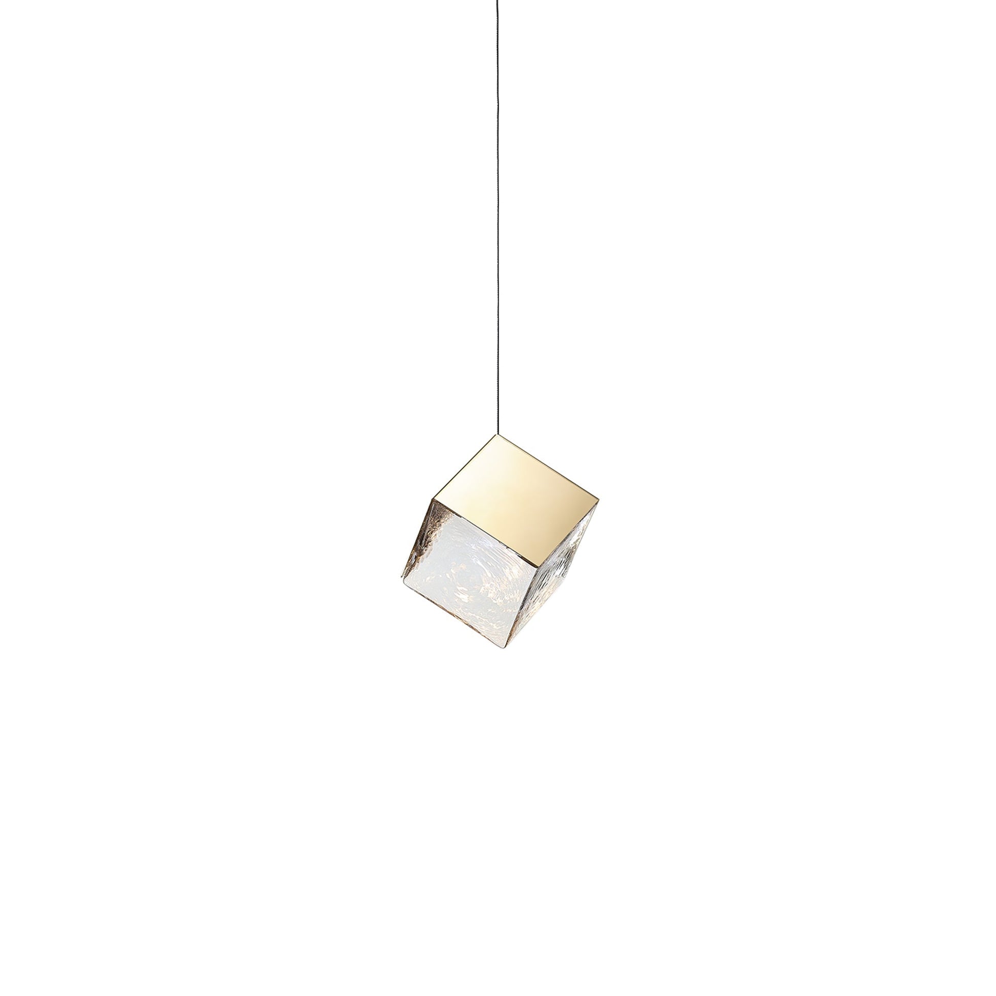 Cubic Luster Cascade Chandelier-Neutral Decor