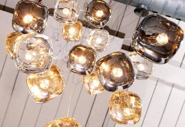 Glowcube Modern Crystal Chandelier-Neutral Decor