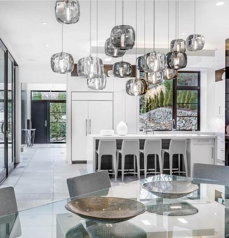 Glowcube Modern Crystal Chandelier-Neutral Decor
