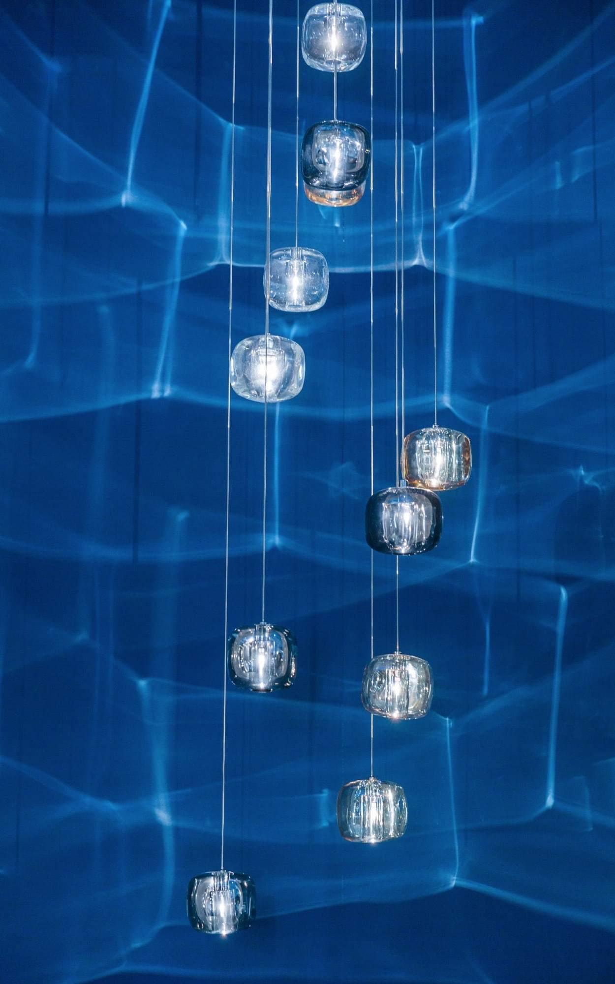 Glowcube Modern Crystal Chandelier-Neutral Decor