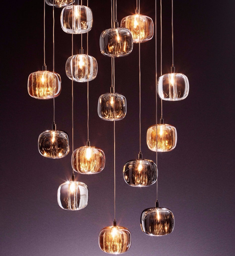 Glowcube Modern Crystal Chandelier-Neutral Decor