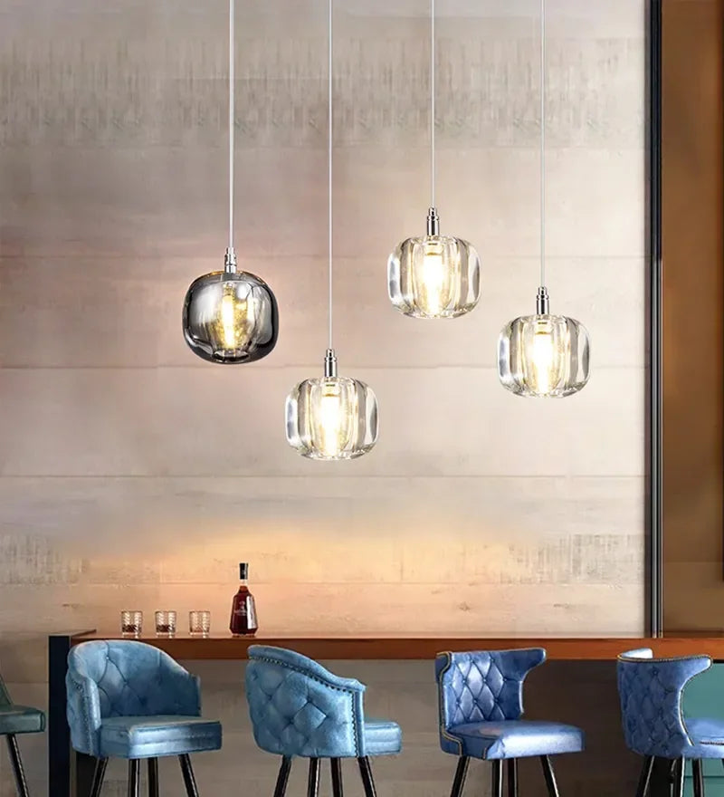 Glowcube Modern Crystal Chandelier-Neutral Decor