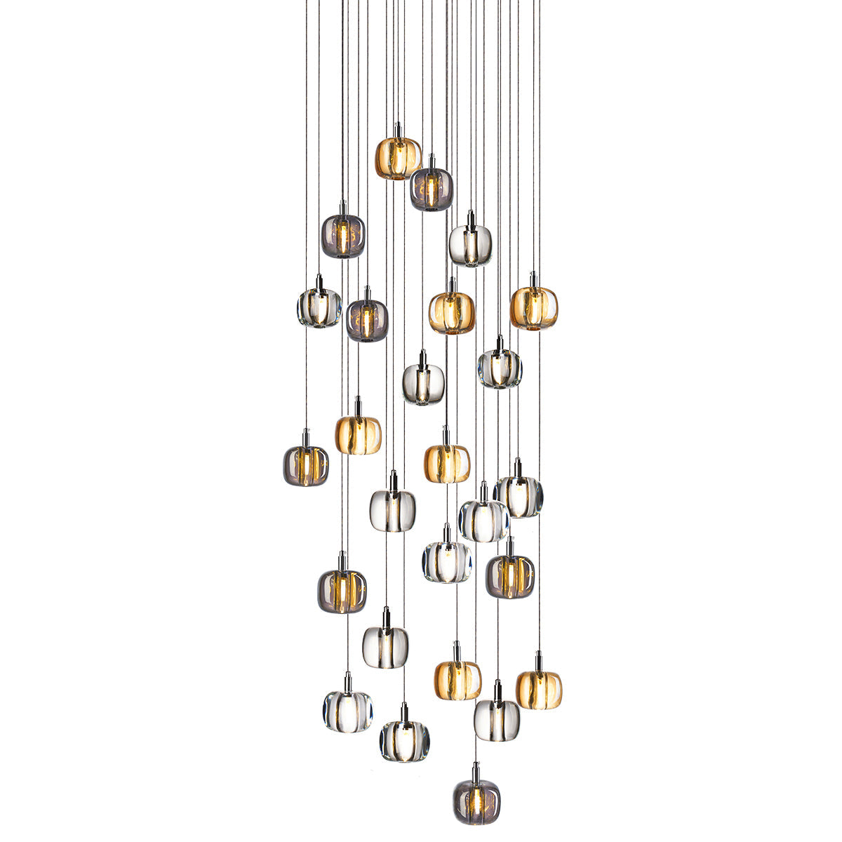 Glowcube Modern Crystal Chandelier-Neutral Decor