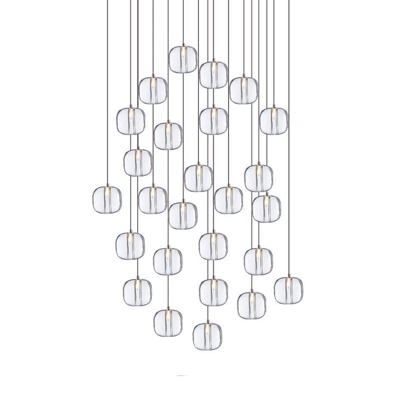 Glowcube Modern Crystal Chandelier-Neutral Decor