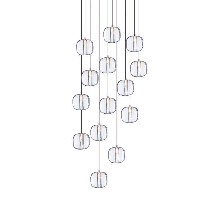 Glowcube Modern Crystal Chandelier-Neutral Decor
