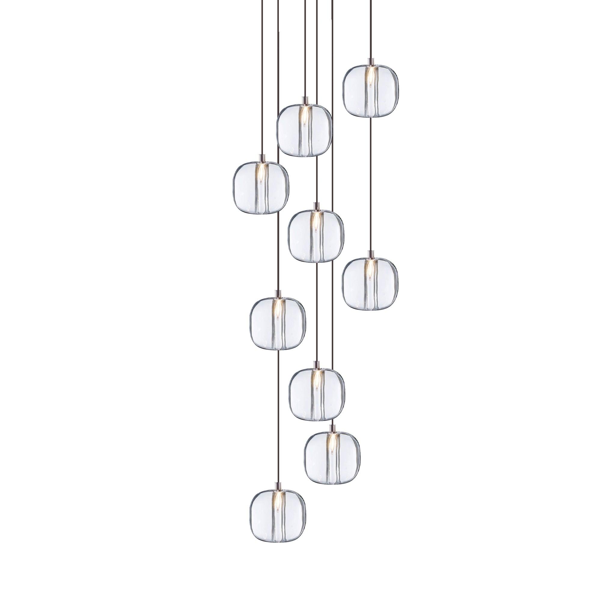 Glowcube Modern Crystal Chandelier-Neutral Decor