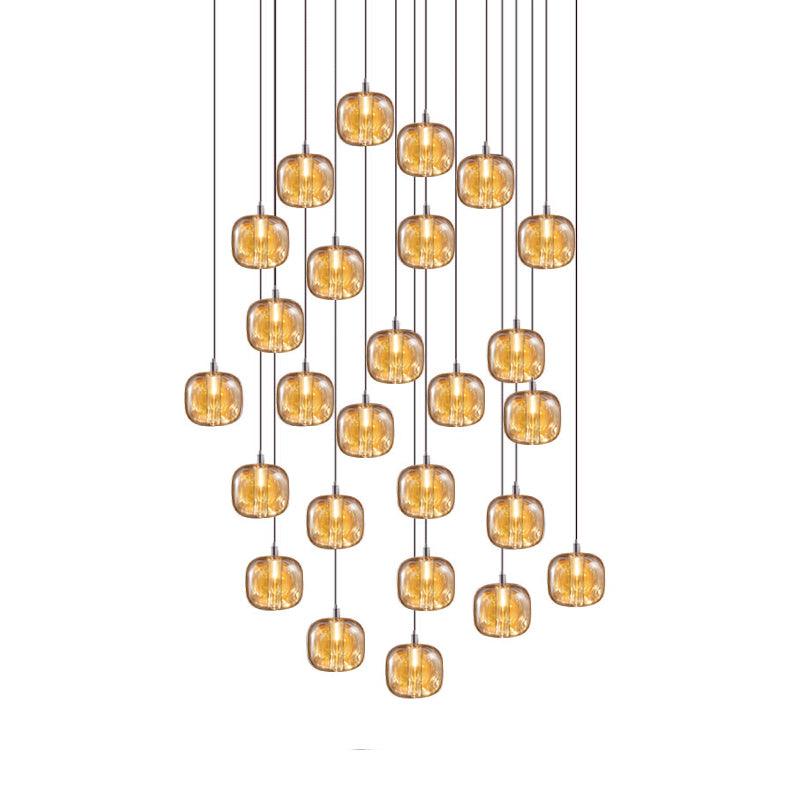 Glowcube Modern Crystal Chandelier-Neutral Decor