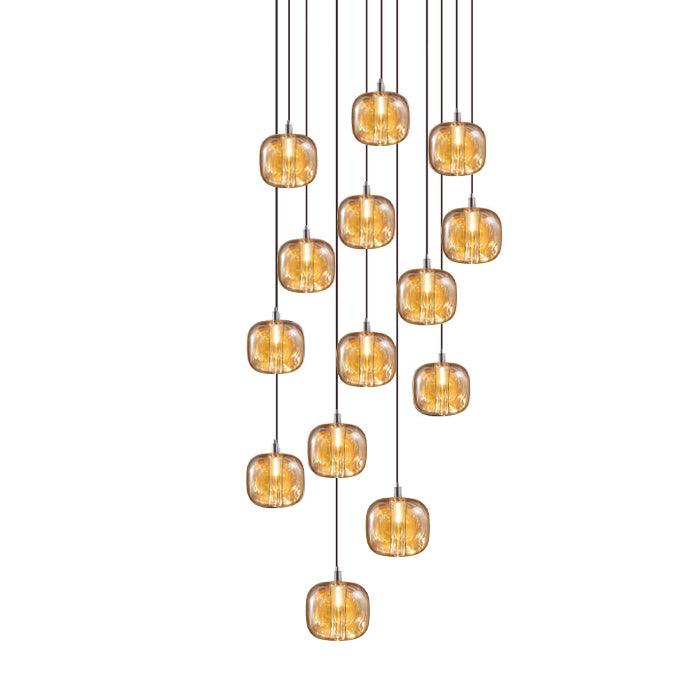 Glowcube Modern Crystal Chandelier-Neutral Decor