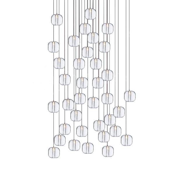 Glowcube Modern Crystal Chandelier-Neutral Decor