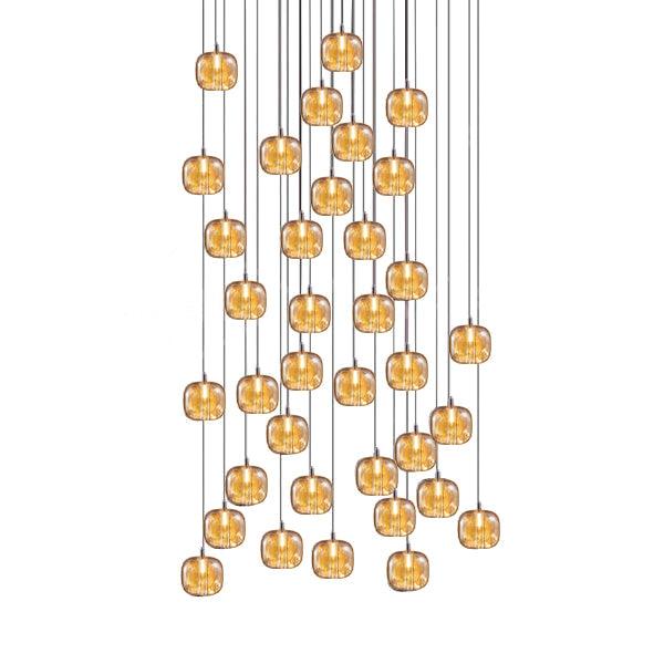 Glowcube Modern Crystal Chandelier-Neutral Decor