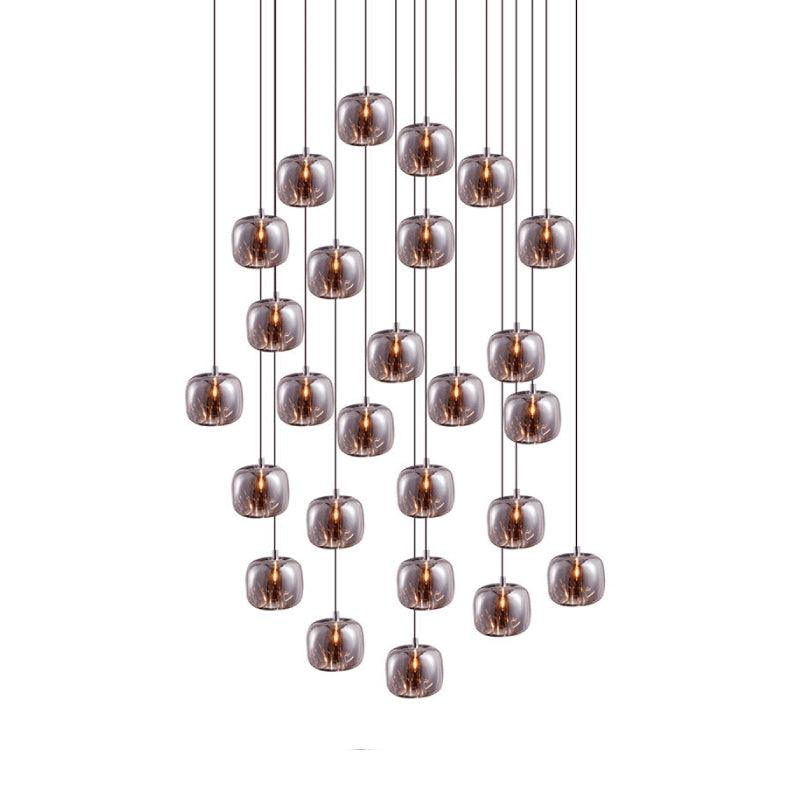 Glowcube Modern Crystal Chandelier-Neutral Decor