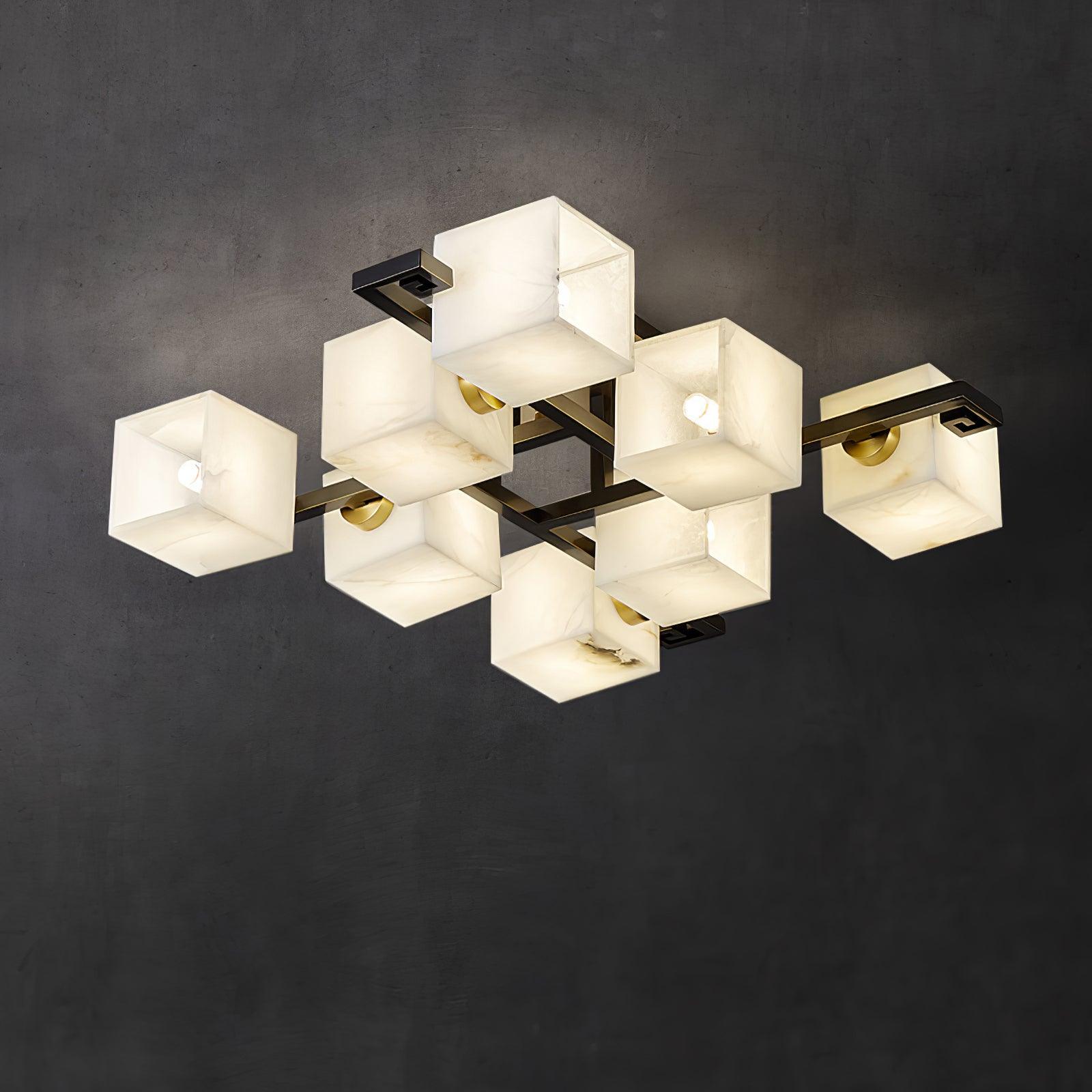 Kaelen Alabaster Ceiling Light-Neutral Decor