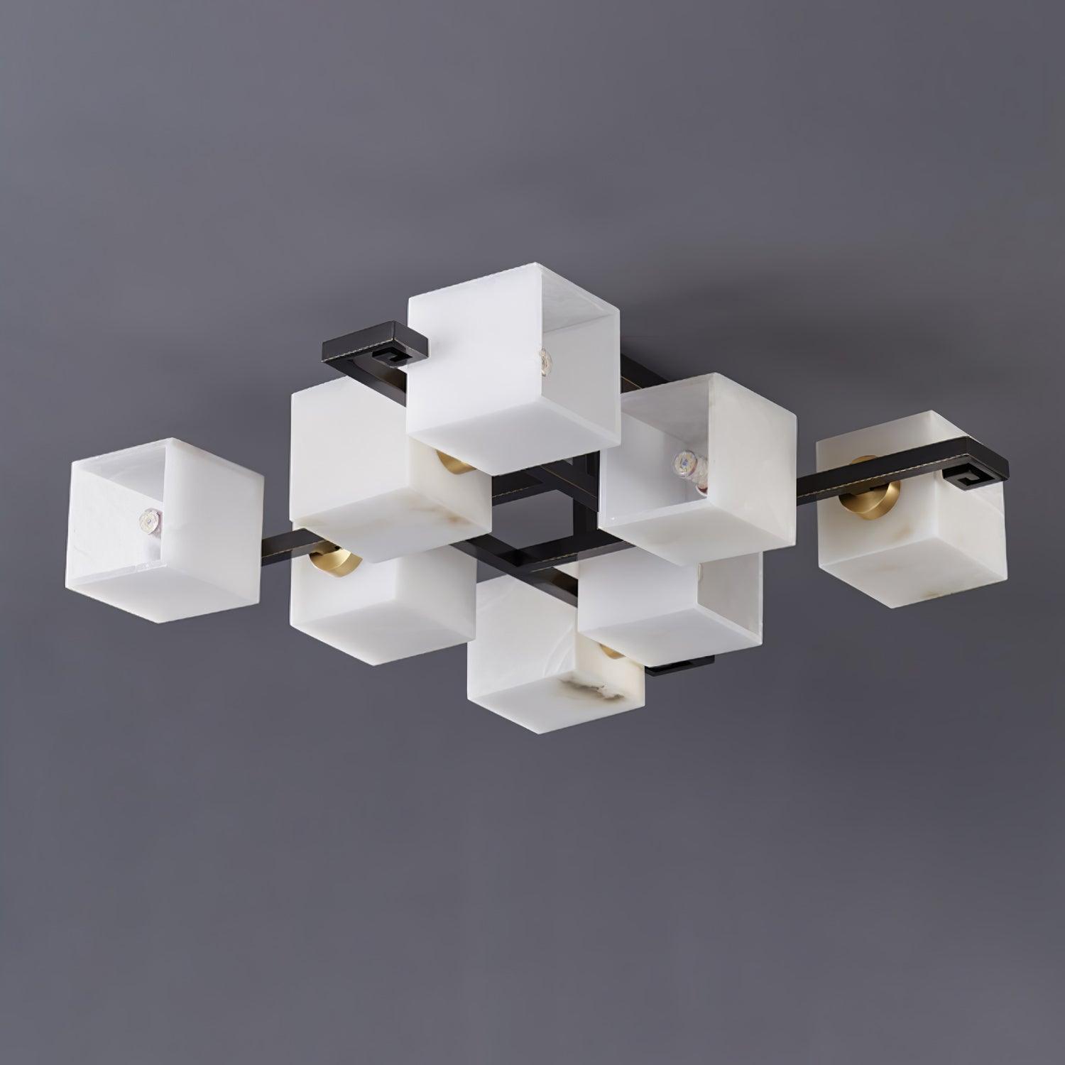 Kaelen Alabaster Ceiling Light-Neutral Decor