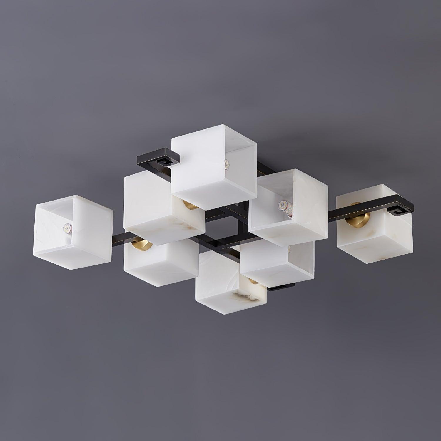 Kaelen Alabaster Ceiling Light-Neutral Decor
