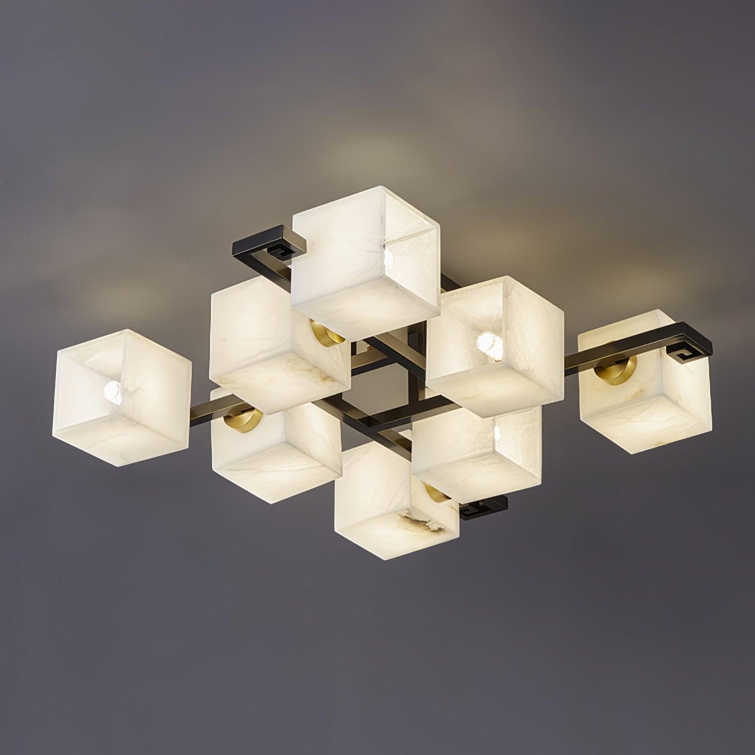 Kaelen Alabaster Ceiling Light-Neutral Decor