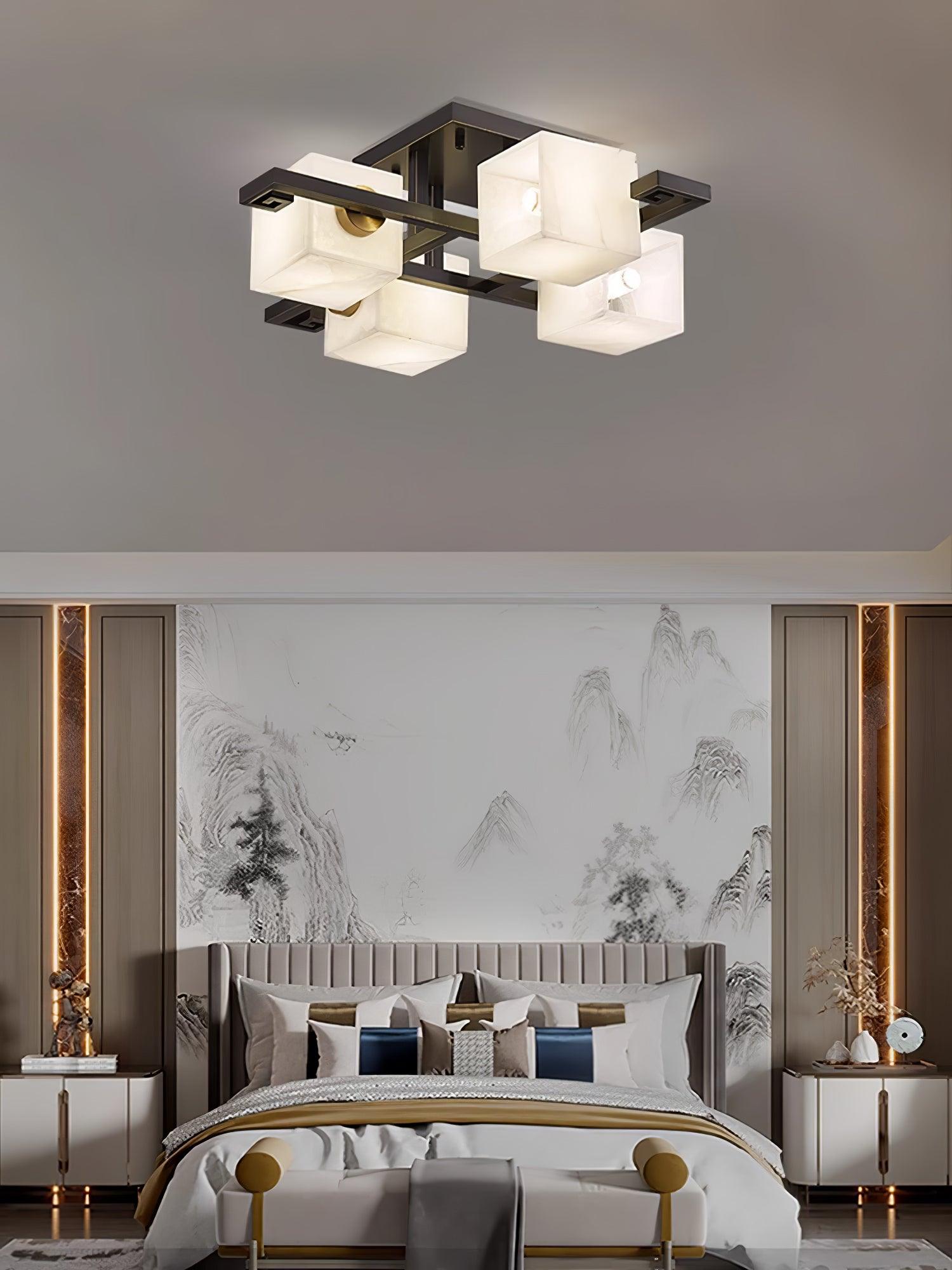 Kaelen Alabaster Ceiling Light-Neutral Decor