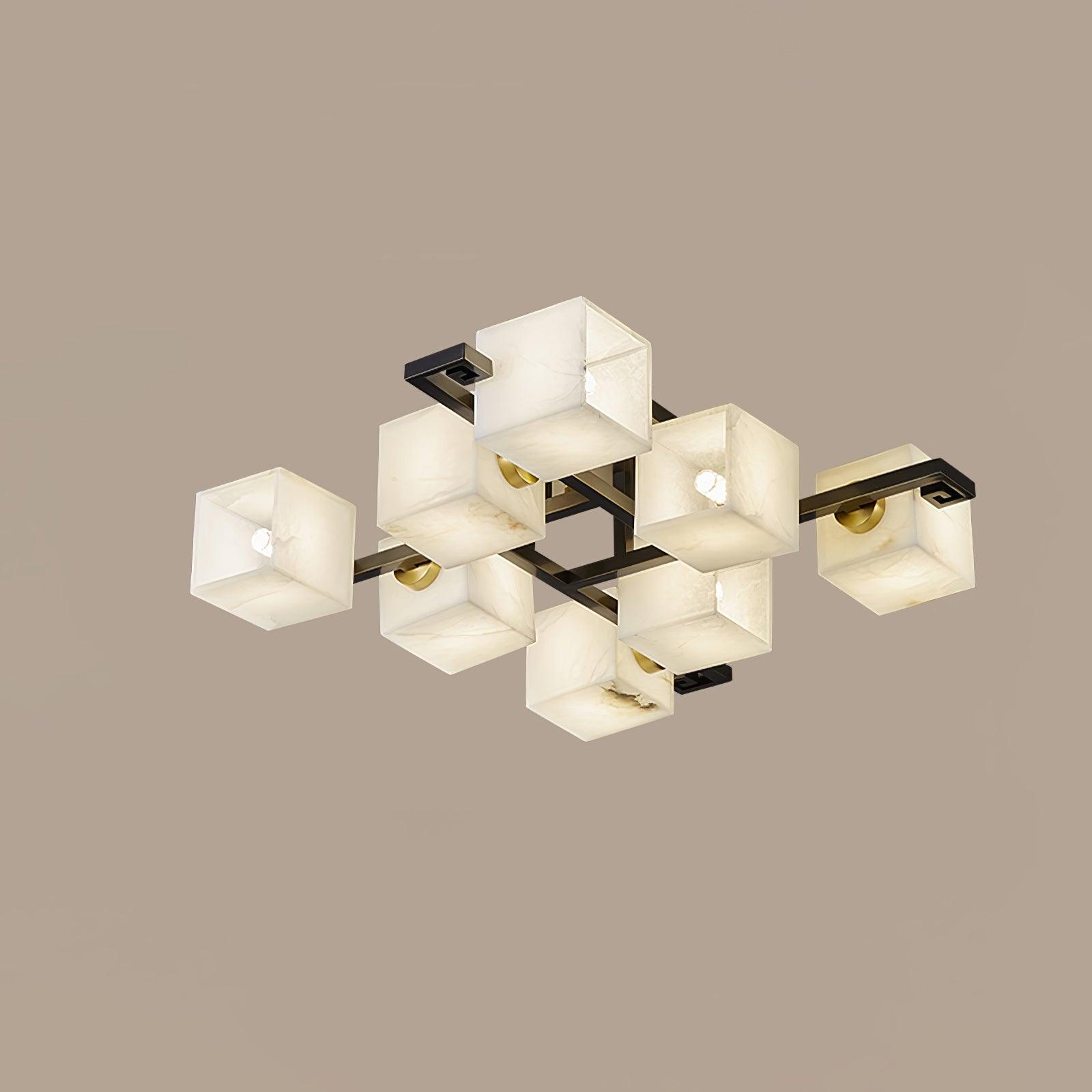 Kaelen Alabaster Ceiling Light-Neutral Decor